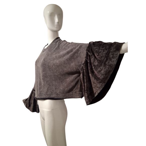 Free People Grungecore Sleeve Glorious Sleeves Oversized Pullover Womens Small - Picture 4 of 13